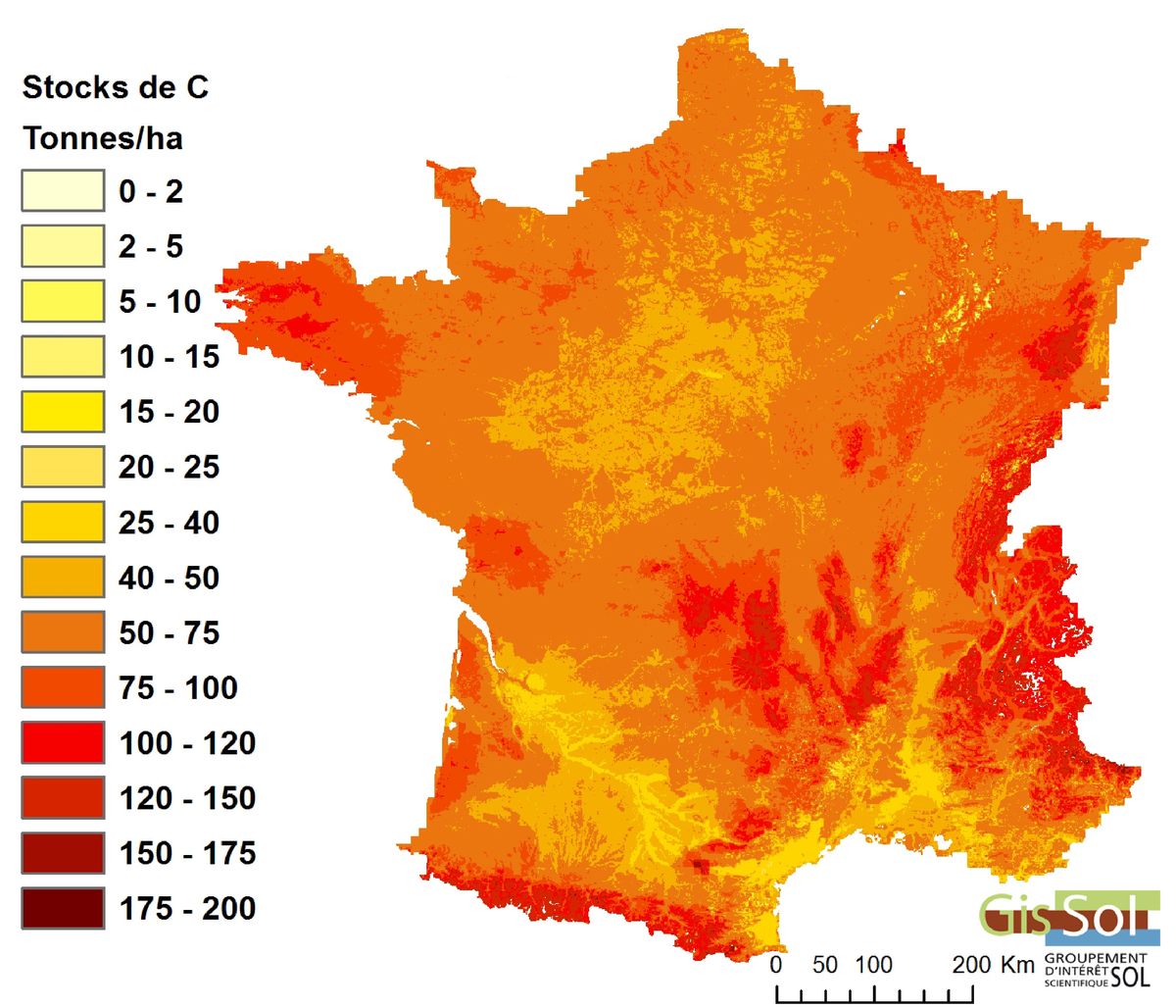 Parcelle agricole soumise à l’érosion suite à de fortes pluies (Seine-Maritime)