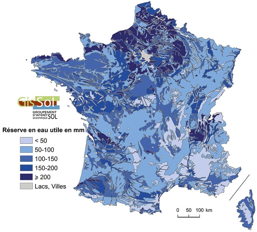 réserves en eau utile