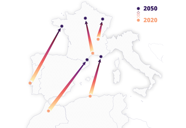 Carte des analogues climatiques